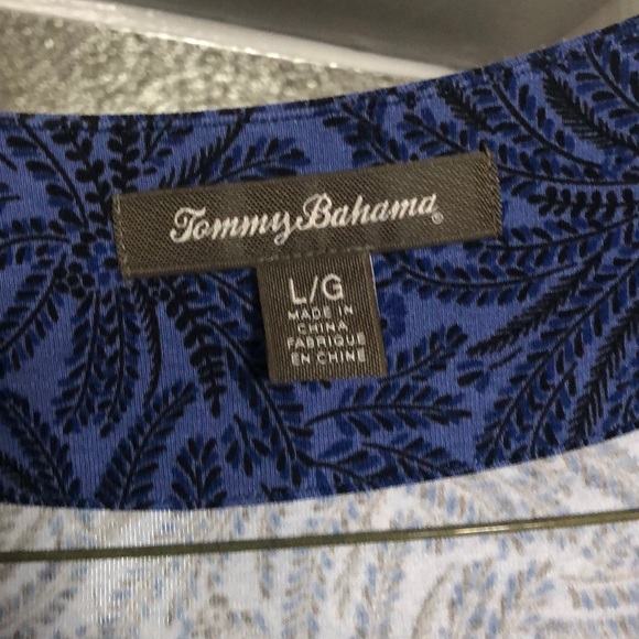 Pattern blue dress - Picture 4 of 4